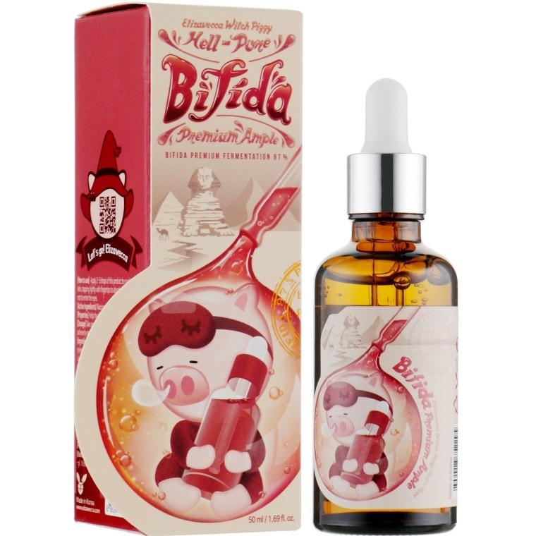 Сыворотка для лица восстанавливающая Elizavecca Witch Piggy Hell-Pore Bifida Premium Ample с бифидобактериями 50 мл (702_1571)