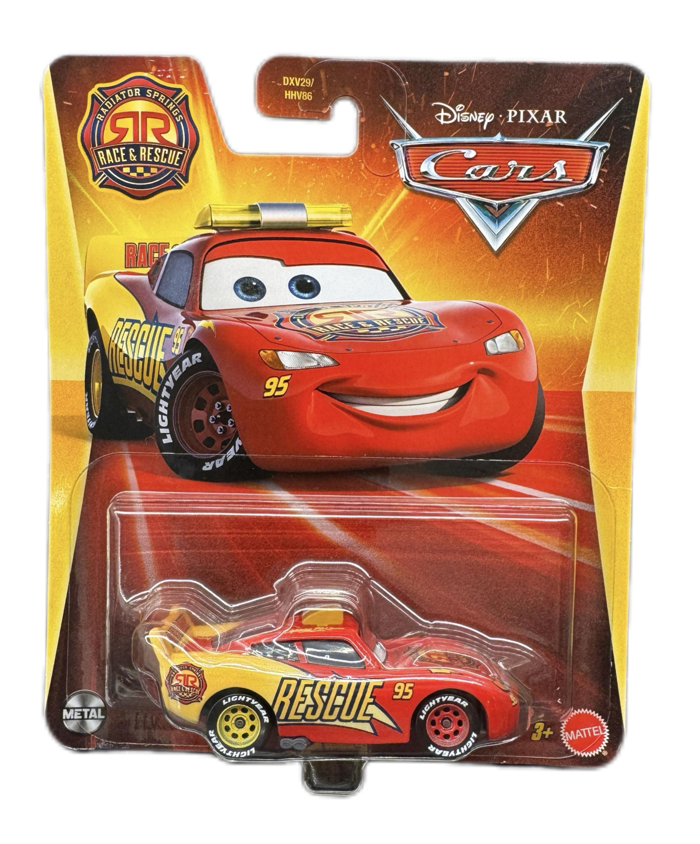 Автомобиль Mattel Тачки Radiator Springs Race & Rescue Lightning McQueen Disney Pixar 2025 (28159820)