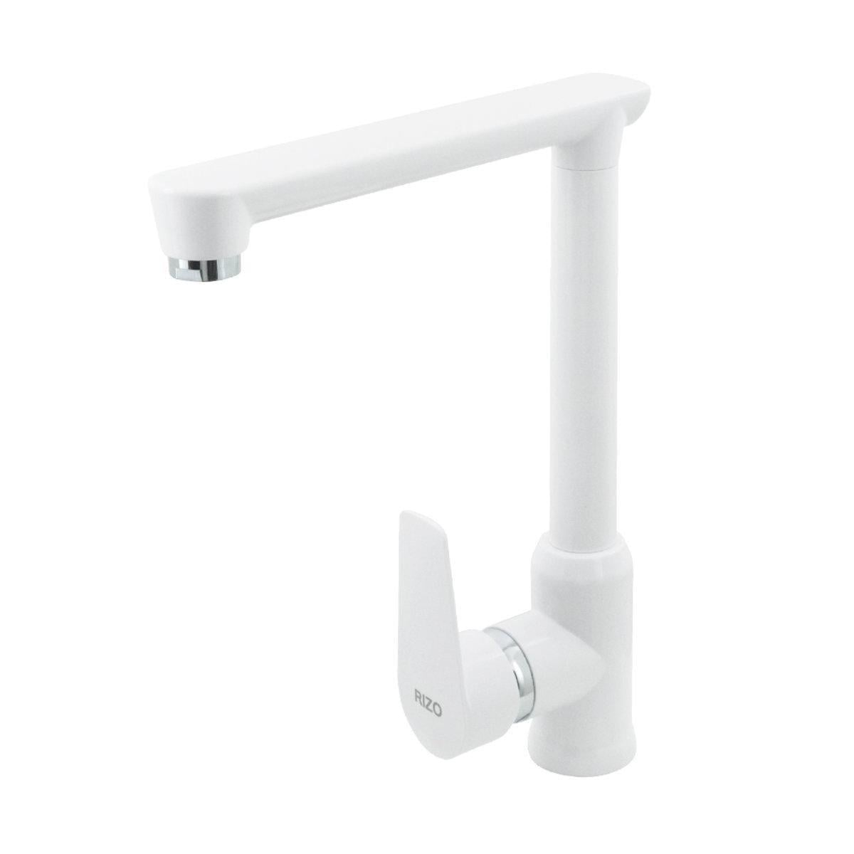 Смеситель кухонный для мойки RIZO RP46W Белый (SW-81952) Смеситель кухонный для мойки RIZO RP46W Белый (SW-81952)