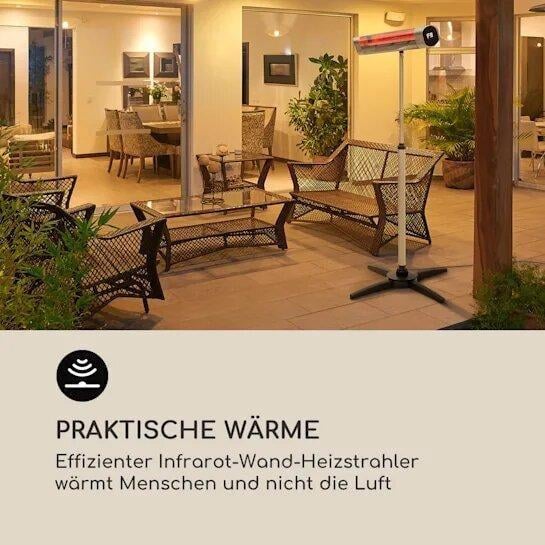 Інфрачервоний обігрівач Blumfeldt Dark Wave (10033811) - фото 2 Інфрачервоний обігрівач Blumfeldt Dark Wave (10033811) - фото 2