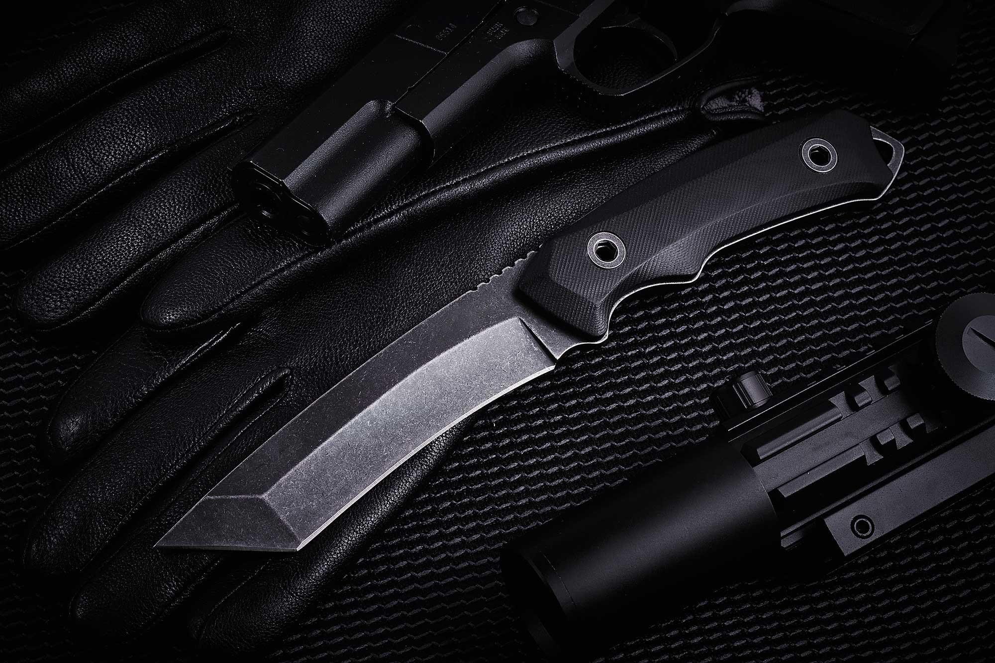 Ніж нескладаний ятаган танто клинок яструбиний дзьоб NF64 (24174676) - фото 5