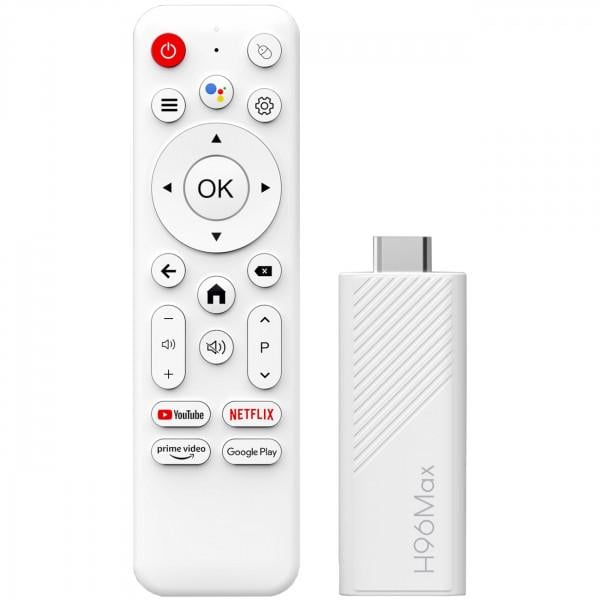 Смарт-приставка H96 MAX H313 TV Stick 2/16 Гб Allwinner H313/Android 14/WiFi 2,4 та 5 ГГц/Білий (H313_TV_STICK) - фото 5 Смарт-приставка H96 MAX H313 TV Stick 2/16 Гб Allwinner H313/Android 14/WiFi 2,4 та 5 ГГц/Білий (H313_TV_STICK) - фото 5