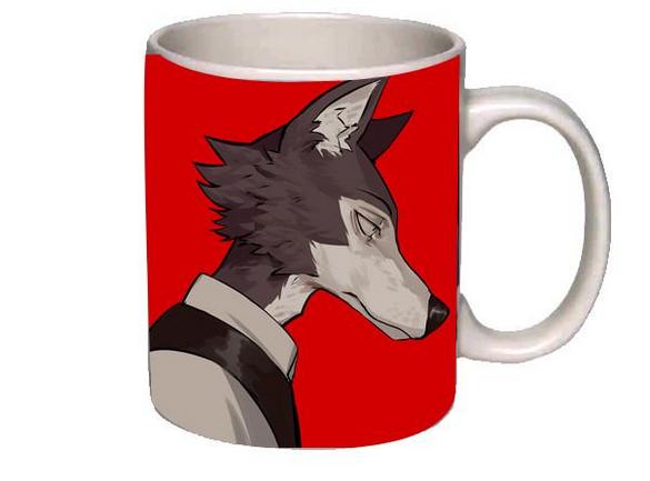 Чашка аниме Легоши Выдающиеся звери Белый (z0911)