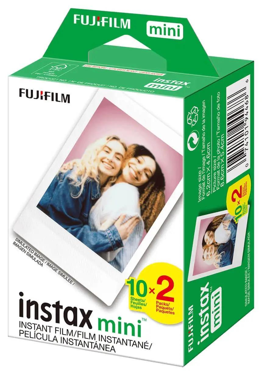 Подарочный набор Fujifilm Instax Mini EVO фотобумага 20 шт./чехол/фотоальбом 108 фото Черный - фото 9