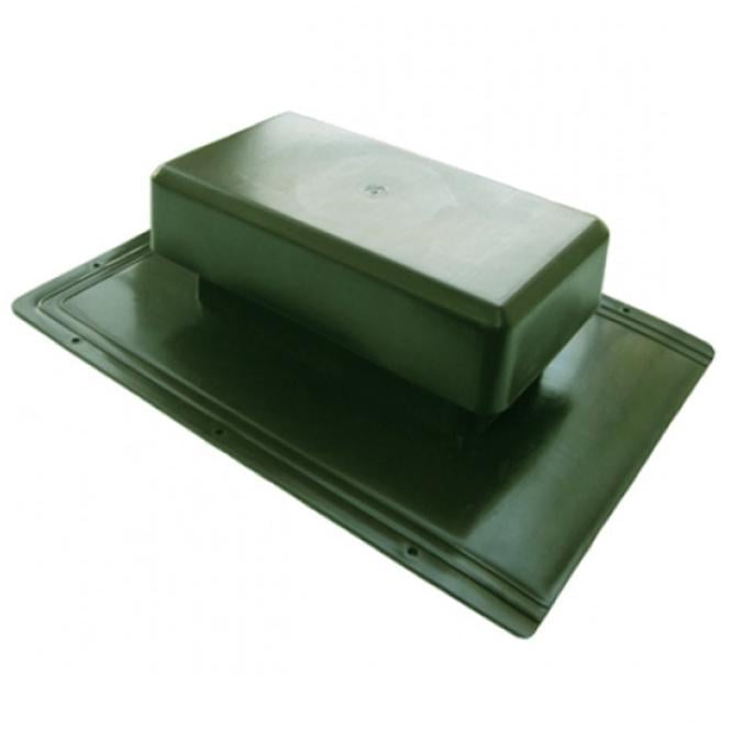 Аератор точковий KTV Aquaizol для бітумної черепиці 284х395х110 мм Зелений (30138902)