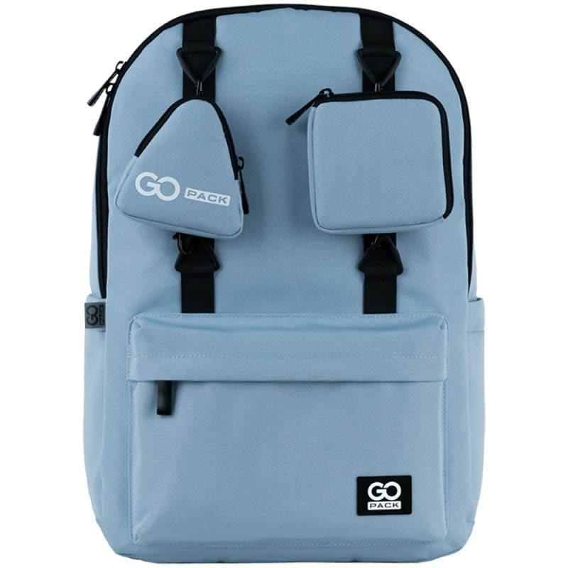 Городской подростковый рюкзак GoPack Education Teens 178 19 л Серо-голубой (GO25-178L-3)
