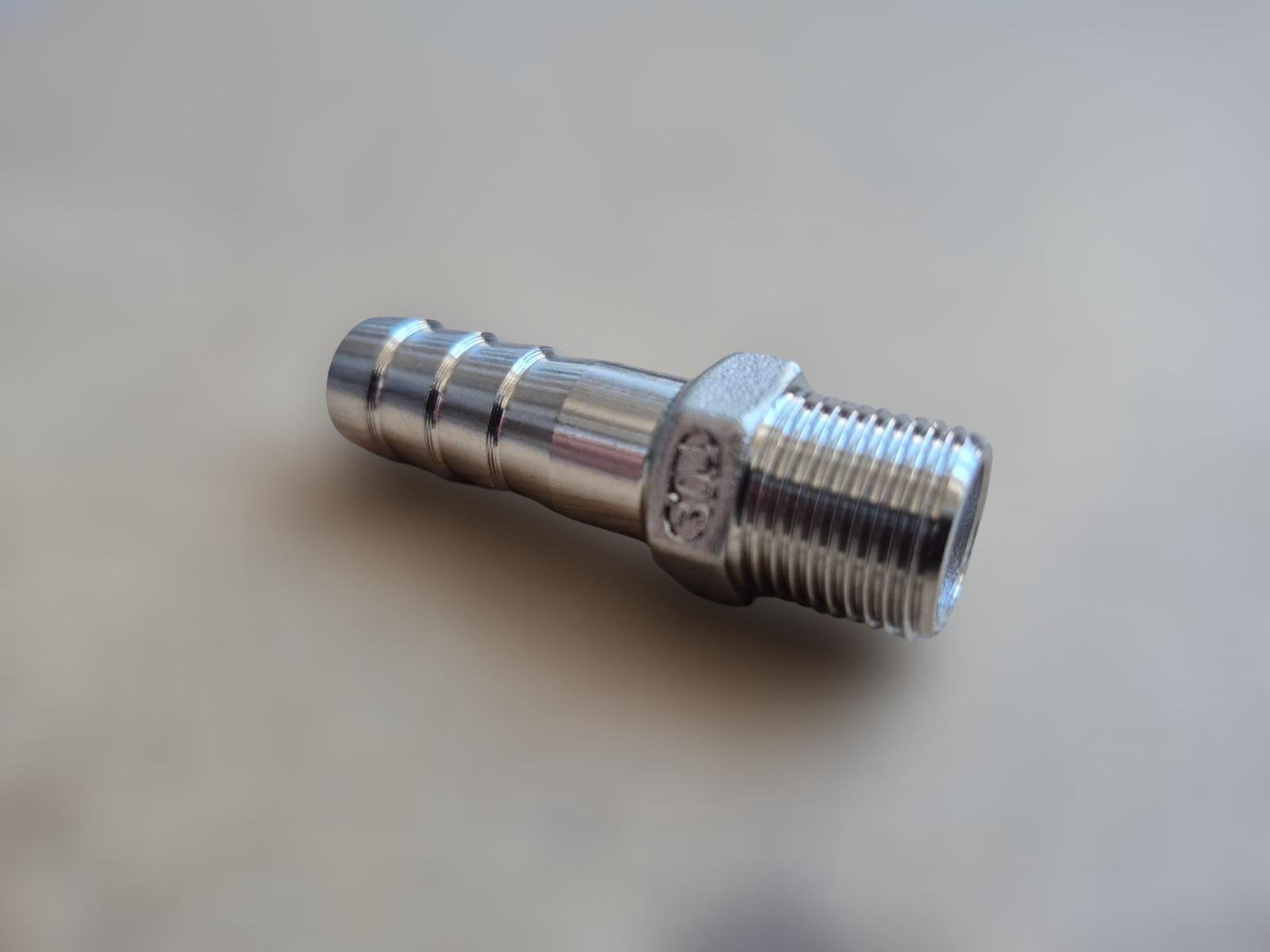 Штуцер шланговый резьбовой DN10 AISI304 BSPP Class-150 елка н/ж сталь 14 мм 3/8" (29203299) - фото 10 Штуцер шланговый резьбовой DN10 AISI304 BSPP Class-150 елка н/ж сталь 14 мм 3/8" (29203299) - фото 10