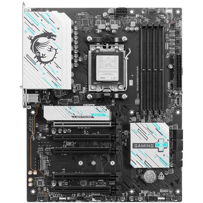 Материнская плата MSI B840 GAMING PLUS Wi-Fi ATX sAM5 AMD B840 4xDDR5 2xM.2 4xSATA HDMI 2.5GbE Black (35227188)