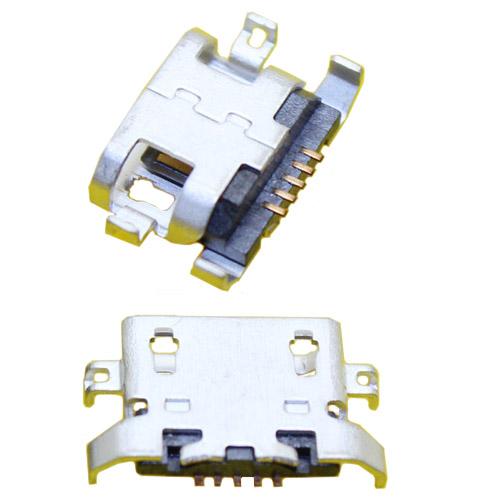 5-ти контактное MicroUSB гнездо MC-125 для смартфонов Lenovo: S650, S820, S658T, A380T, A820T, A830, A850 и др.
