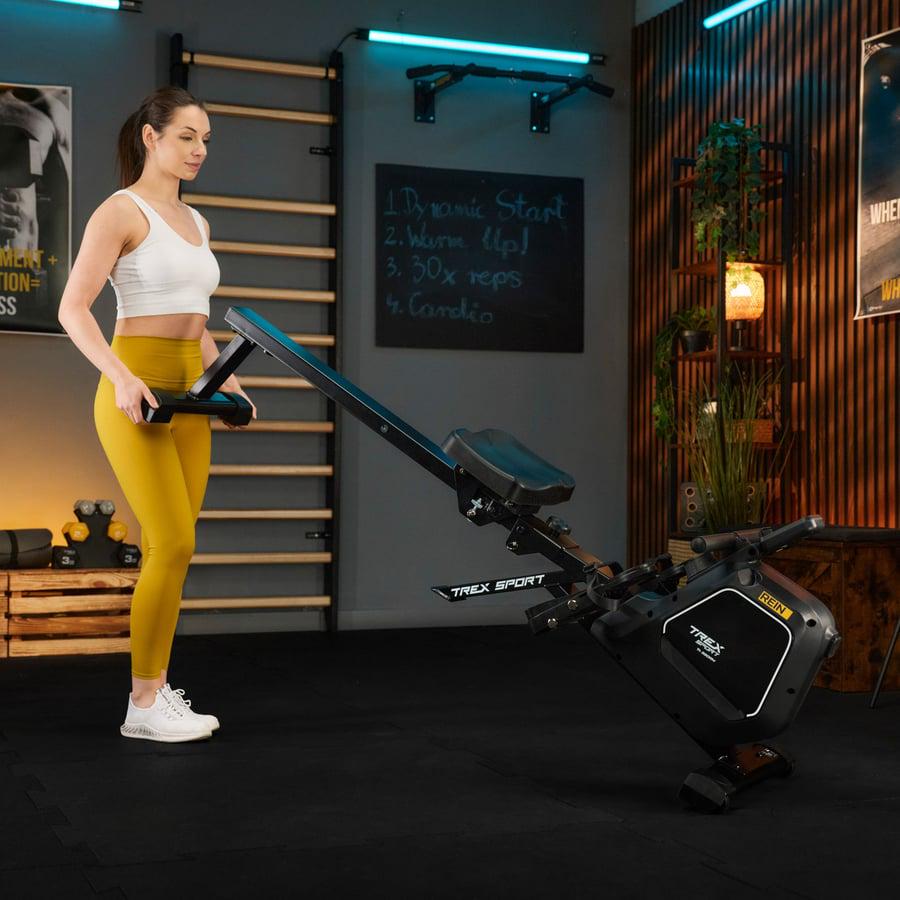 Гребний тренажер Trex Sport TX-580RM Rein магнітний Чорний (5099) - фото 12 Гребний тренажер Trex Sport TX-580RM Rein магнітний Чорний (5099) - фото 12