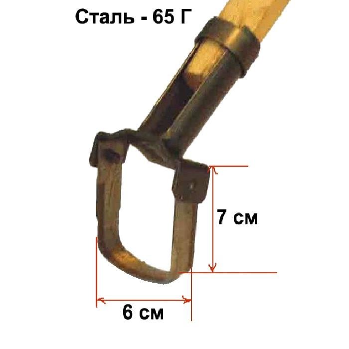 Культиватор для городу Стриж ручний сталь 6х7 см (iz16540) - фото 2