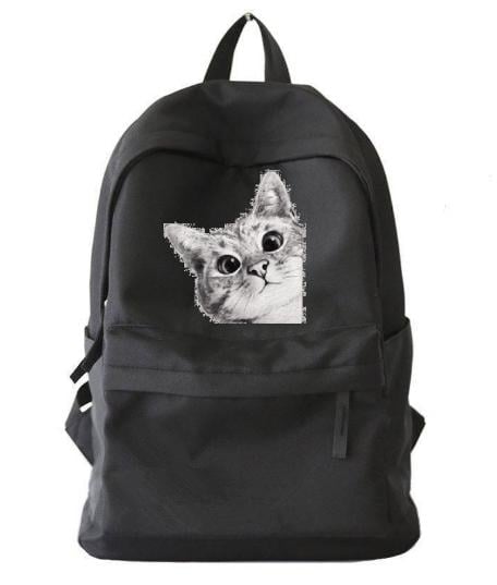 Рюкзак міський Кіт 40х26 см Чорний (1281)