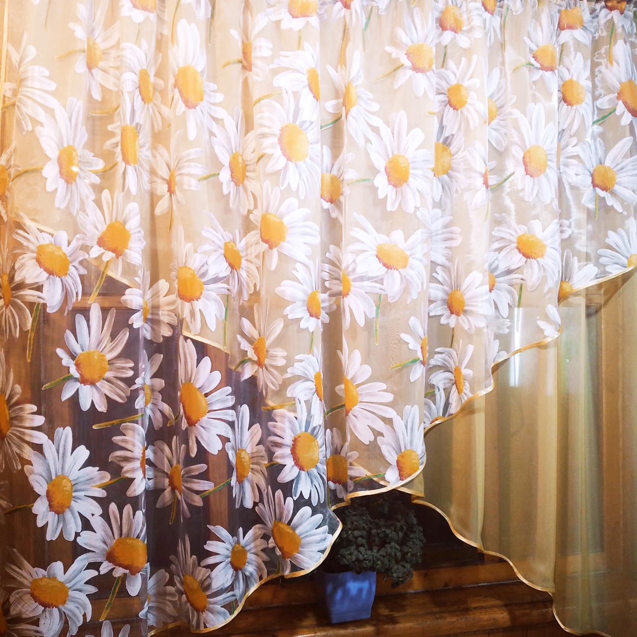 Штори Стелла Пісочний/Ромашка (1099168820) - фото 2