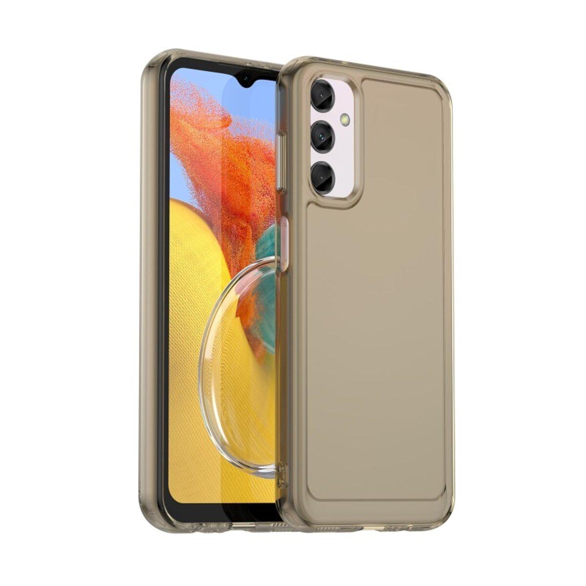 Противоударный чехол для Samsung Galaxy M14 5G Cosmic Clear Color 2 mm / Transparent Black