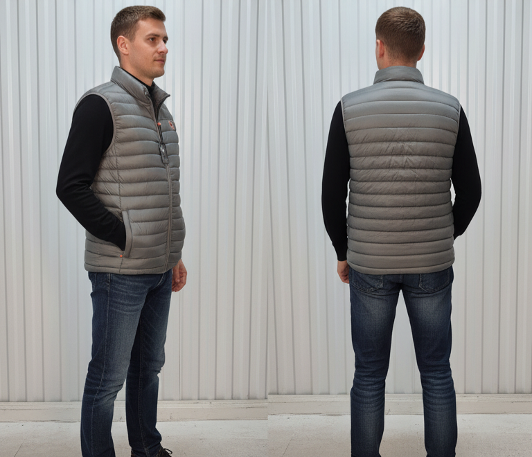 Жилет чоловічий Just Emporio S Сірий (1615) - фото 8 Жилет чоловічий Just Emporio S Сірий (1615) - фото 8