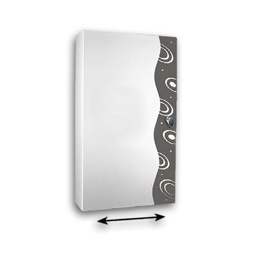 Шкаф зеркальный 400х700х140 мм (ШК801) - фото 2 Шкаф зеркальный 400х700х140 мм (ШК801) - фото 2