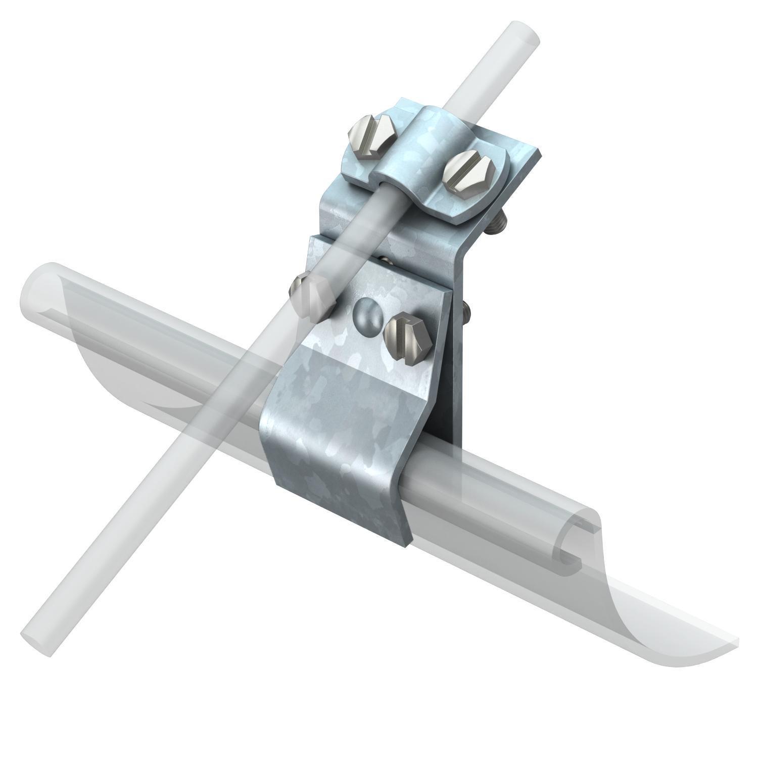 Держатель OBO bettermann прута ø 8-10 мм на желобе гарячеоцинкованная сталь (5316014)