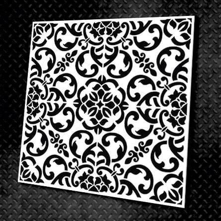 Трафарет многоразовый DFA Квадратный узор 17 для штукатурки и краски (K00017)