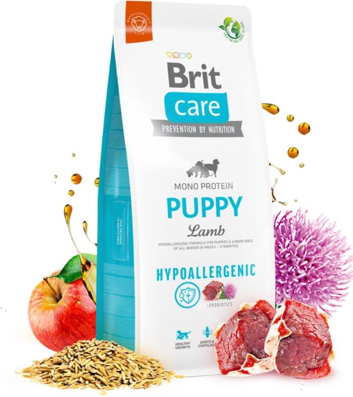 Корм для цуценят Brit Care Dog Hypoallergenic Puppy гіпоалергенний з ягням 3 кг (8595602558964) - фото 4