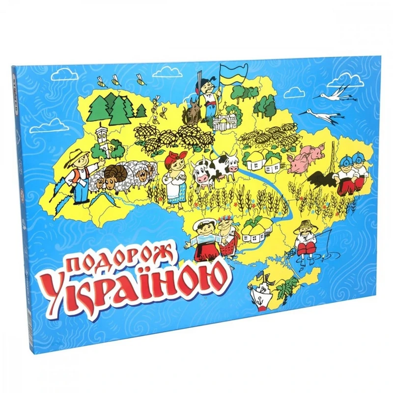 Настільна гра "Подорож Україною" 59ST Настільна гра "Подорож Україною" 59ST