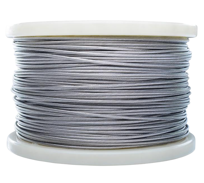 Трос Apro 4 мм DIN 3055 6х7+1х7 нержавеющий А2 200 м (WR-G4N)