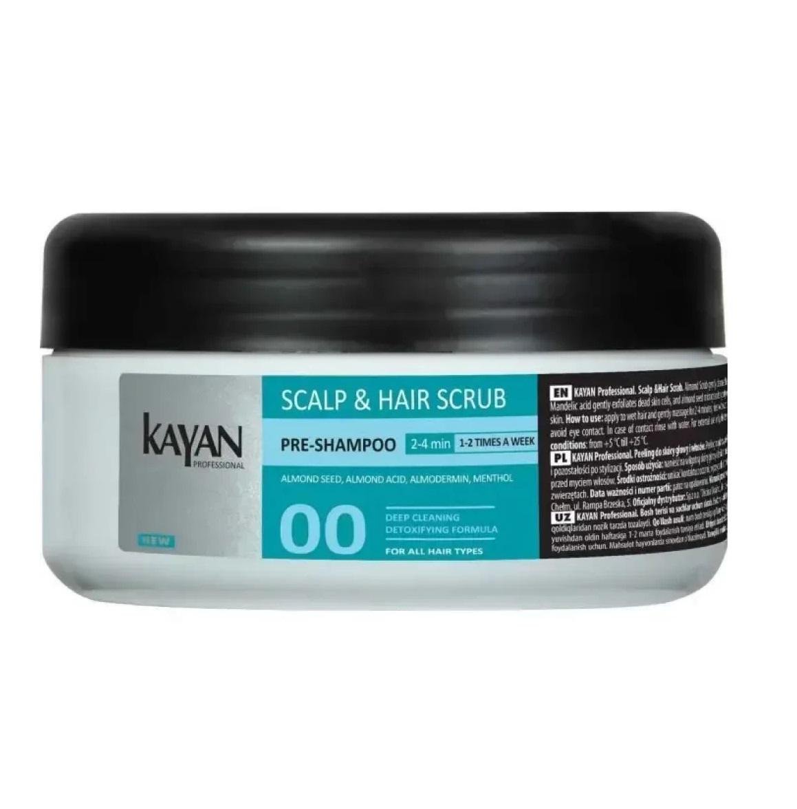 Скраб для кожи головы и волос Kayan Professional 300 мл (5906660407270)