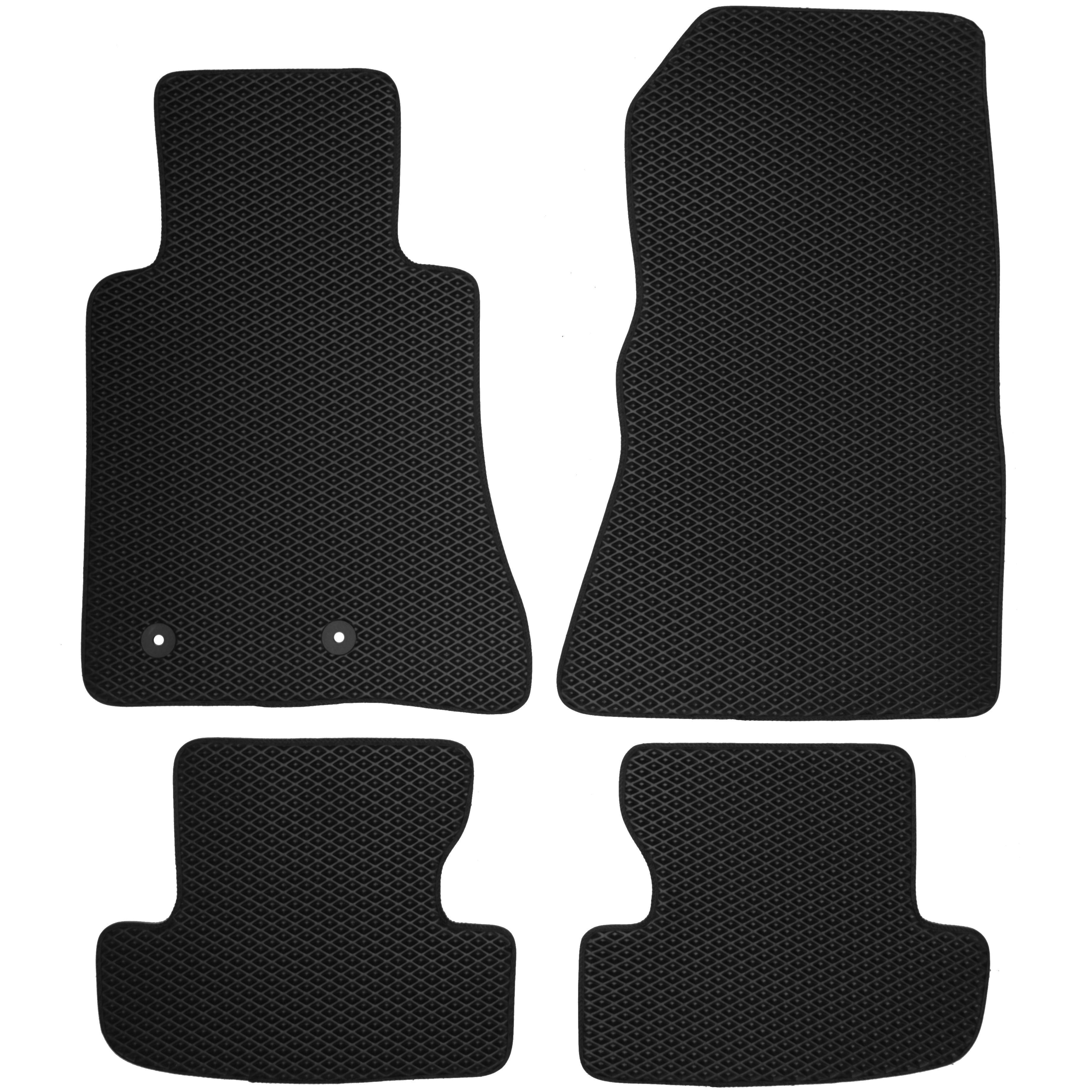 Коврики в салон Kinetic для Ford Mustang '15- EVA-полимерные Черный Коврики в салон Kinetic для Ford Mustang '15- EVA-полимерные Черный