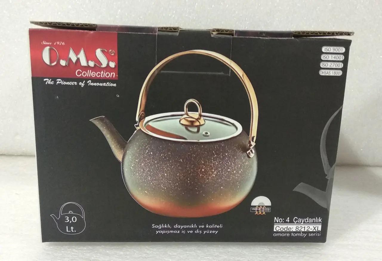 Чайник OMS Collection 8212-XL 3 л Gold (88525) - фото 10 Чайник OMS Collection 8212-XL 3 л Gold (88525) - фото 10