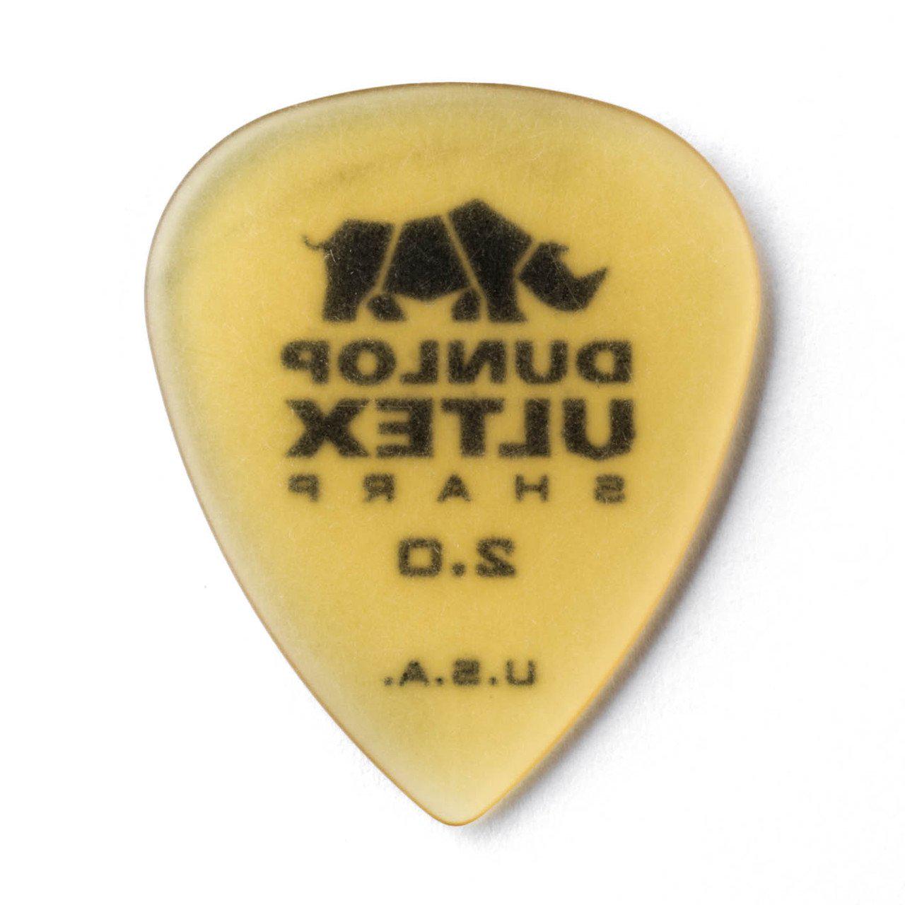 Медиатор Dunlop 433P2.0 Ultex Sharp 2,0 мм 6 шт. (116397) - фото 4