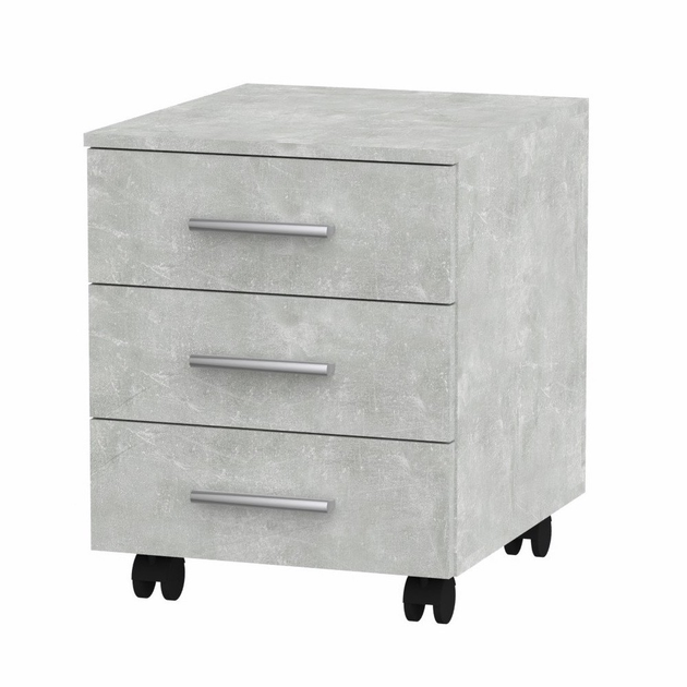 Комод Компанит на колесиках МП-3 40,2х48,7х53,5 см Ателье светлый (25401836) - фото 1