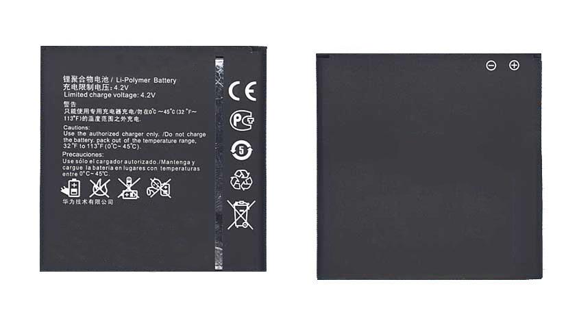 Аккумулятор для смартфона Huawei HB5R1 Ascend G600 3,7V 2000 mAh 7,4 Wh Black