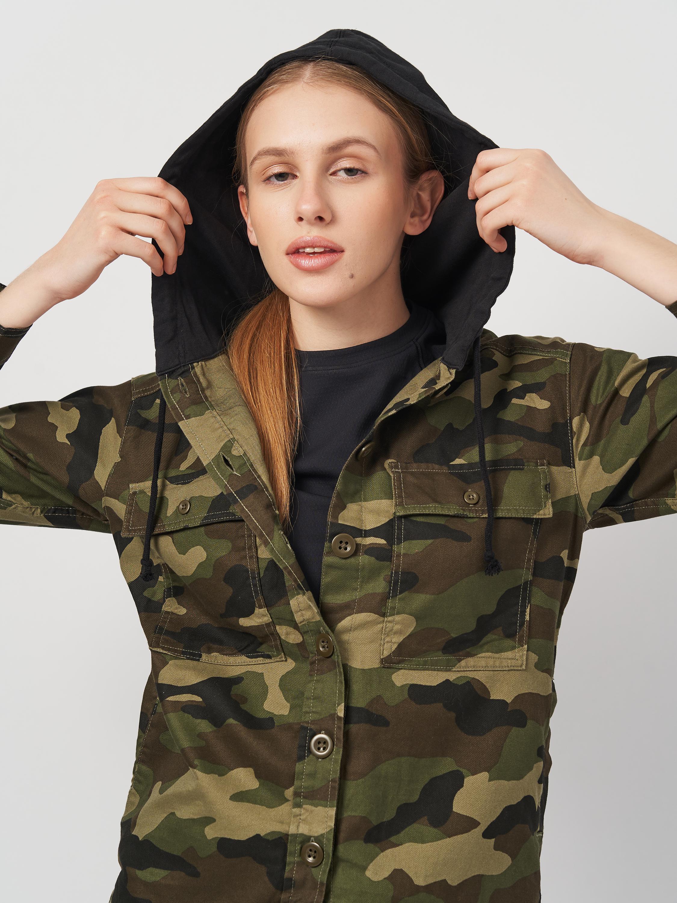 Вітровка з капюшоном XXS Хакі (8162401arl) - фото 5 Вітровка з капюшоном XXS Хакі (8162401arl) - фото 5