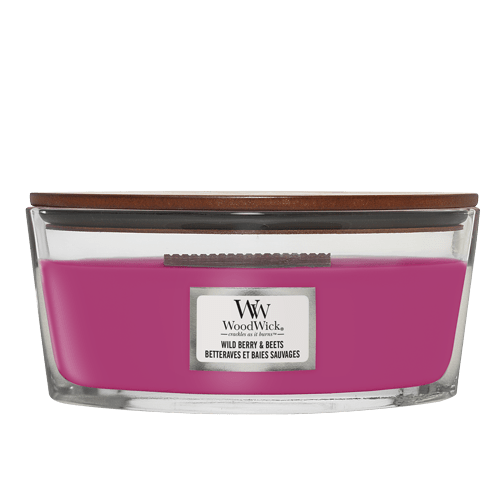 Свічка ароматична Woodwick Ellipse Wild Berry&Beets з ароматом ягід/буряків/апельсину 453 г (1701239327) - фото 1