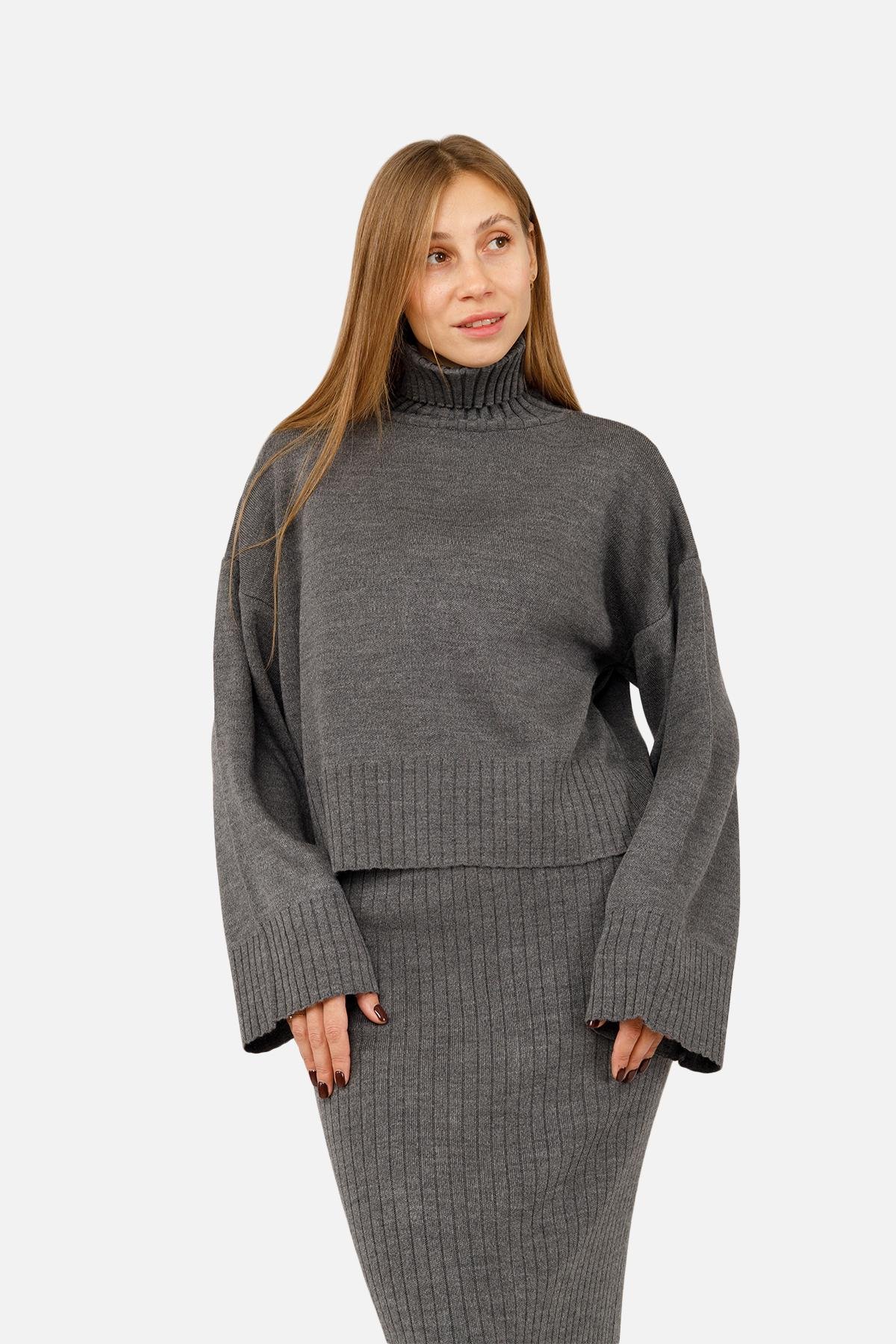 Светр жіночий ЦБ-00262083 р. 44 Графіт (SKT001025831) Светр жіночий ЦБ-00262083 р. 44 Графіт (SKT001025831)