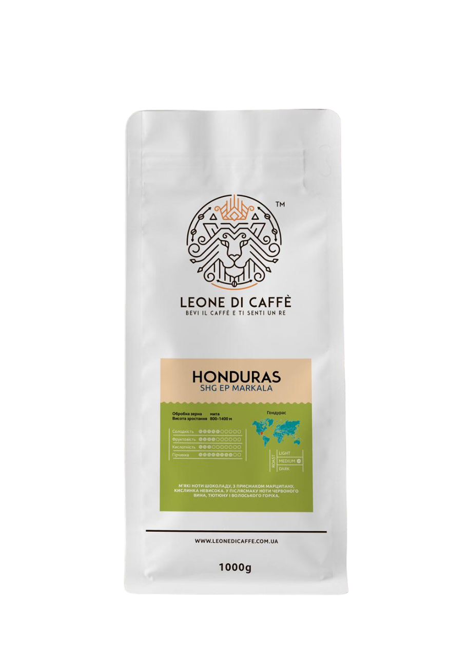 Кофе в зернах Leone di caffe Гондурас SHG EP Markala 100% арабика 1 кг (10869187)