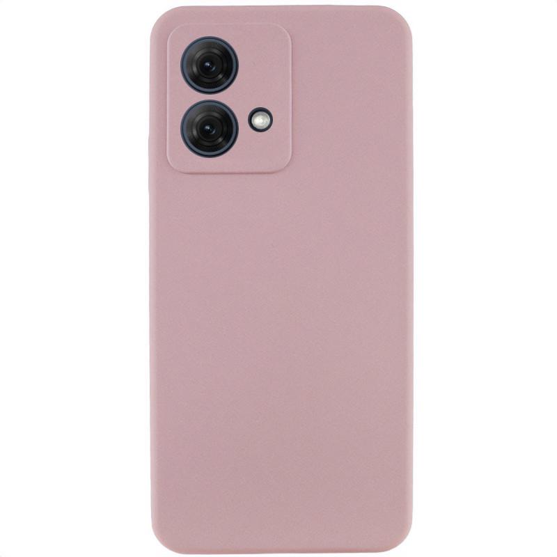 Протиударний чохол Silicone Cover Lakshmi Full Camera (AA) для Motorola Moto G84 рожевий