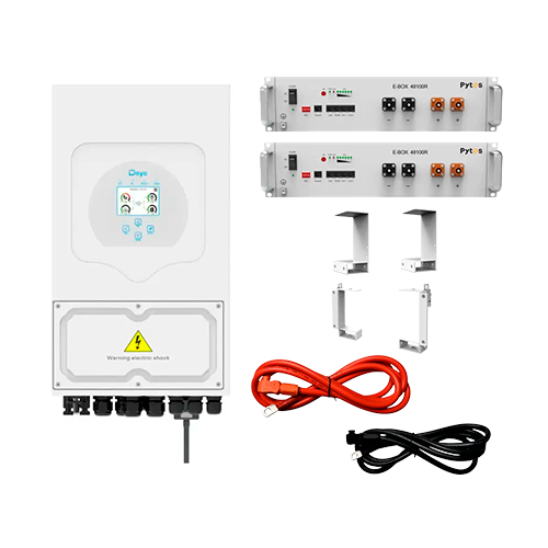 Комплект автономного энергоснабжения Deye SUN-8K-SG05LP1-EU 8kW и Pytes E-Box 48100R 10,24kWh White (31330483)