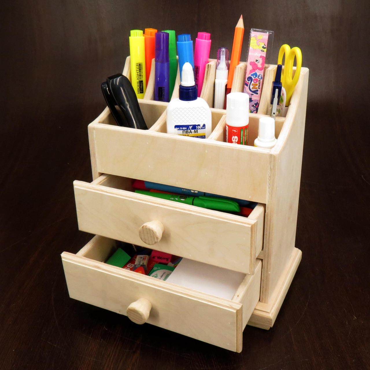 Органайзер настольный из дерева Окридж Бланже (Кнц-003901)