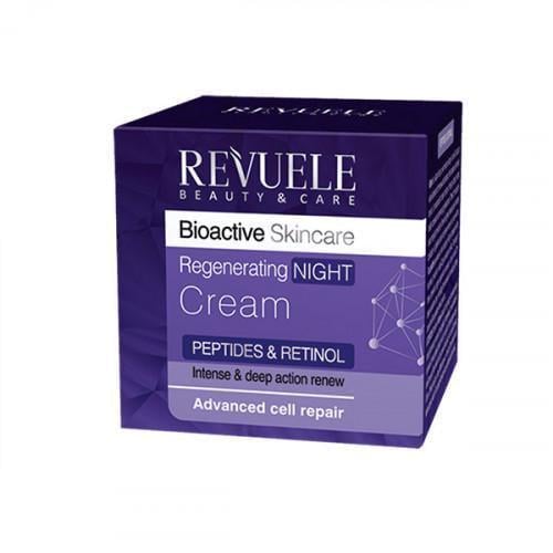 Крем для лица ночной Revuele Bioactive Peptids & Retinol Regenerating омолаживающий 50 мл (2128133275)