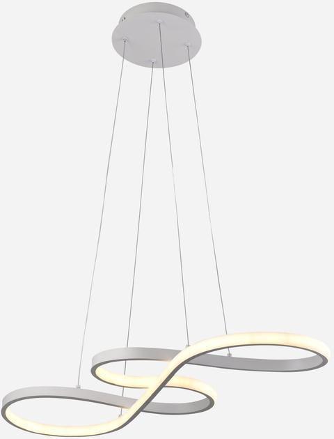 LED-люстра подвесная Sirius с акриловым плафоном 3000/6500К IP20 LCD3054 WT 56W Белый (28686367)