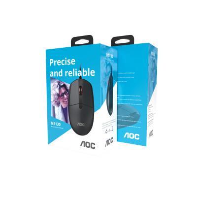 Компьютерная мышка AOC MS130B USB Black (MS130B/LA) - фото 7