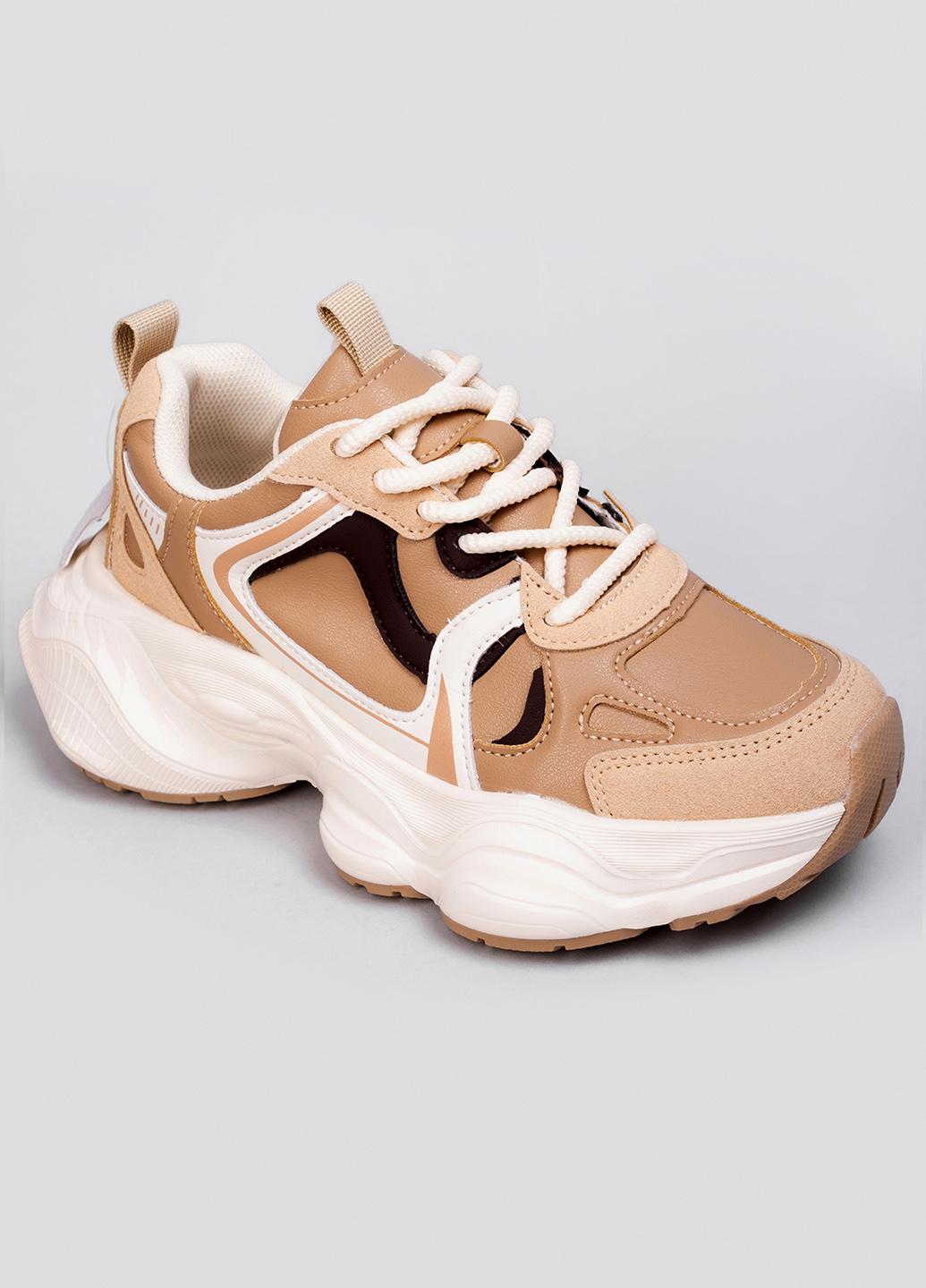 Кроссовки женские Power V230-3 р. 37 Бежевый (344381_37)