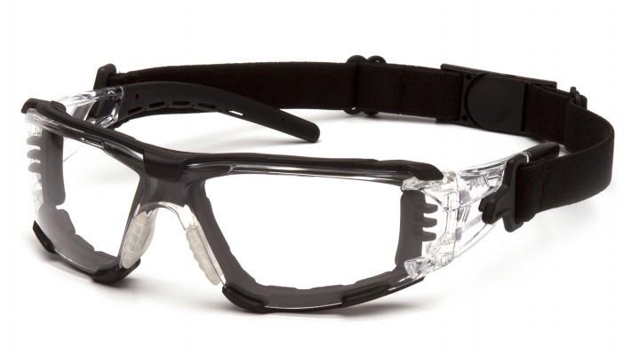 Очки защитные с уплотнителем Pyramex FYXATE Clear