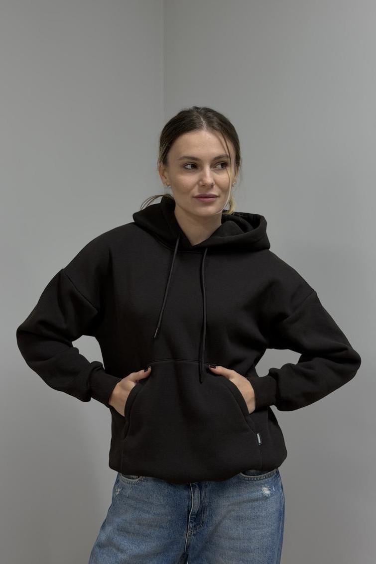 Худи женский М0211.4 с капюшоном XL Черный (30665185) Худи женский М0211.4 с капюшоном XL Черный (30665185)