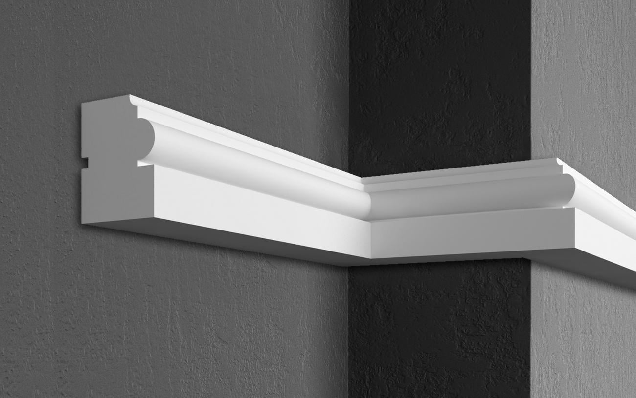Карниз Prestige decor KC 135 без покрытия 120x92 мм 2000 мм (12370232)