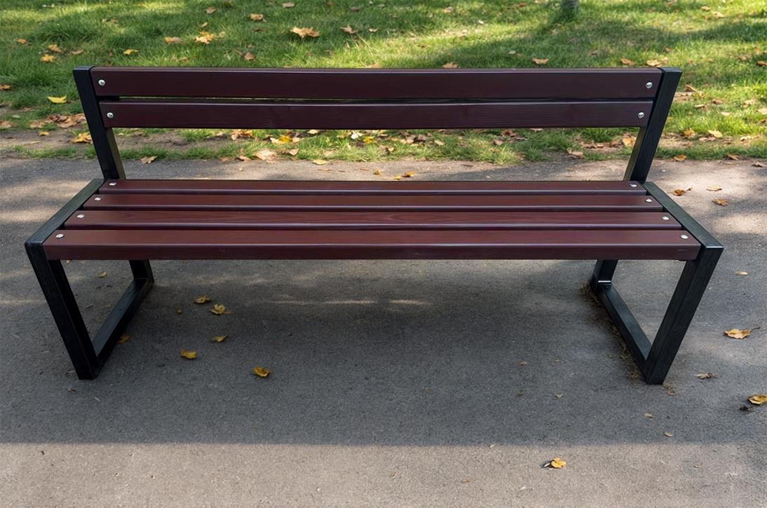 Скамейка садовая ТОБІ ШО Лофт Бенч со спинкой без подлокотников 1 м Каштан (25588900) - фото 2 Скамейка садовая ТОБІ ШО Лофт Бенч со спинкой без подлокотников 1 м Каштан (25588900) - фото 2