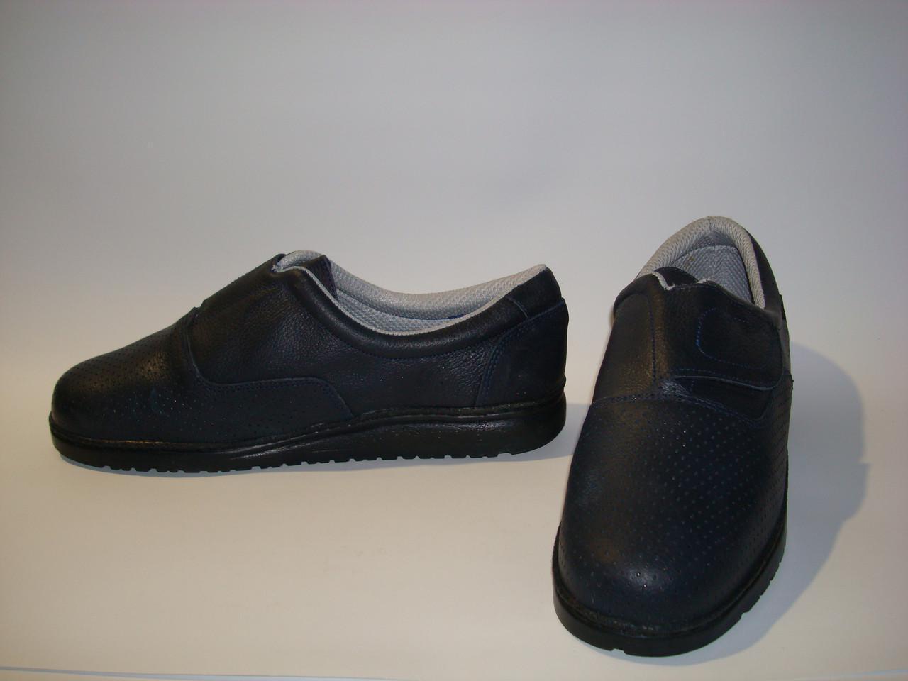 Мокасины кожаные мужские Dian р. 46 30 см Синий (2343312484) - фото 5 Мокасины кожаные мужские Dian р. 46 30 см Синий (2343312484) - фото 5