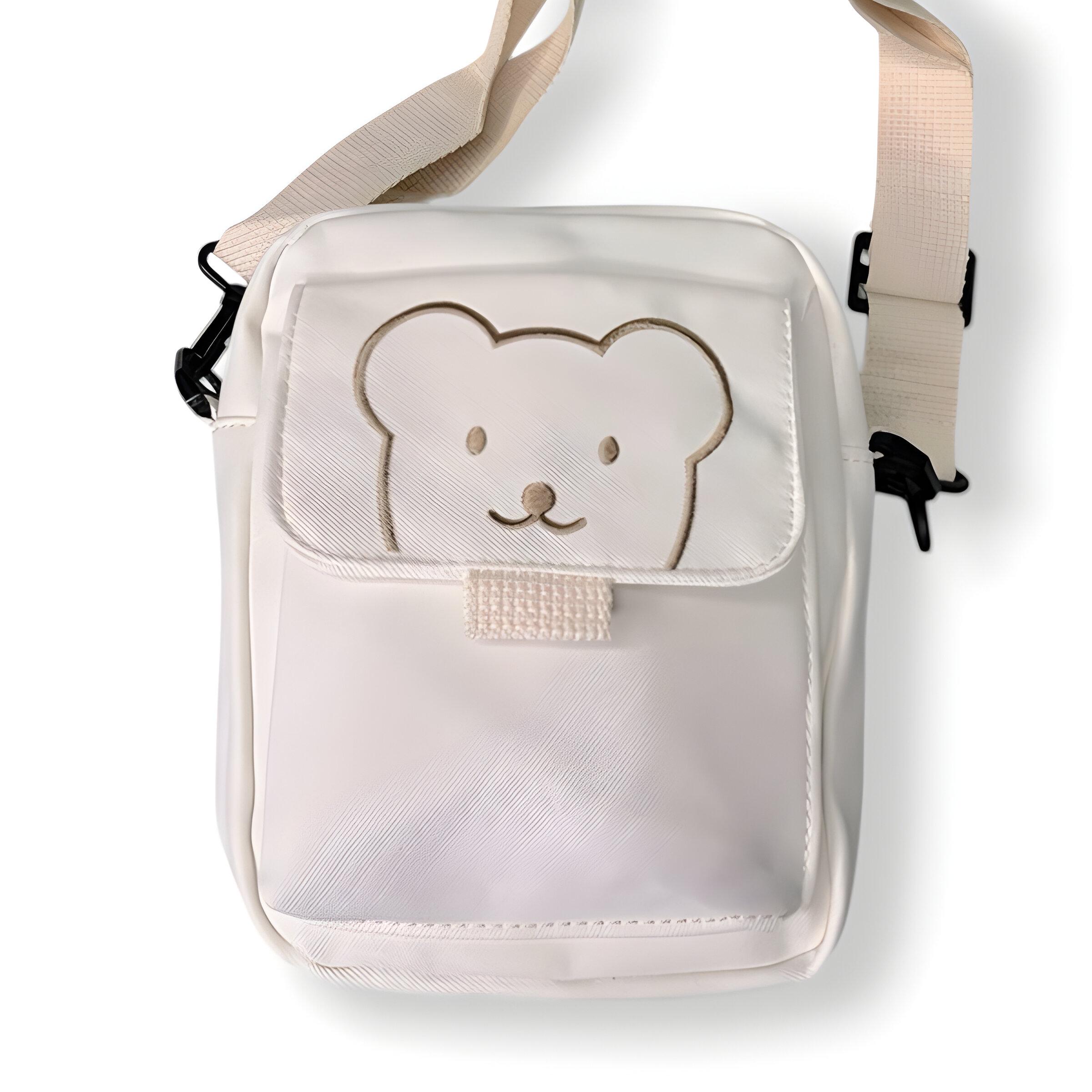 Сумка детская кросс-боди Мишка Тедди 22х16х6 см Белый (25-578) - фото 1 Сумка детская кросс-боди Мишка Тедди 22х16х6 см Белый (25-578) - фото 1