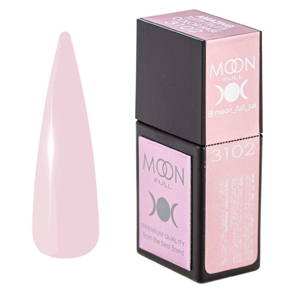 Базовое покрытие цветное Moon Full AMAZING Tutti Frutti №3102 12 мл