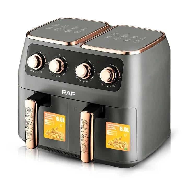 Мультипечь RAF R-5236 двойная воздушная 12 л 2800 Вт Мультипечь RAF R-5236 двойная воздушная 12 л 2800 Вт